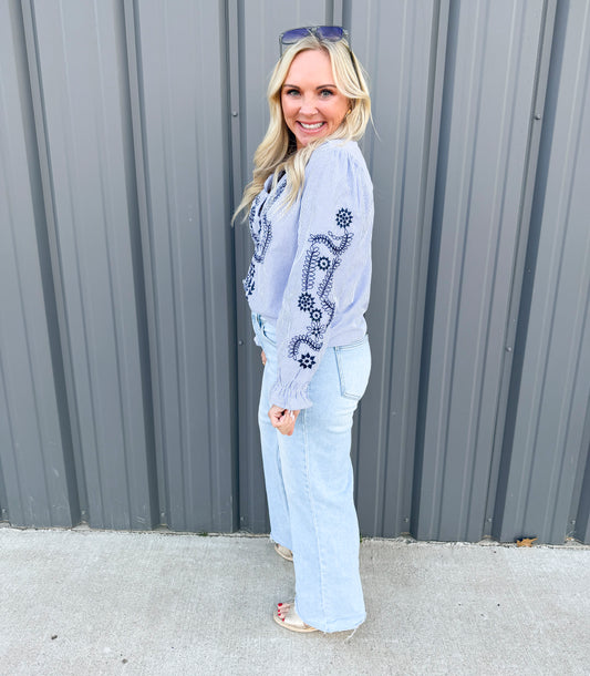 Harbor Bloom Button Down