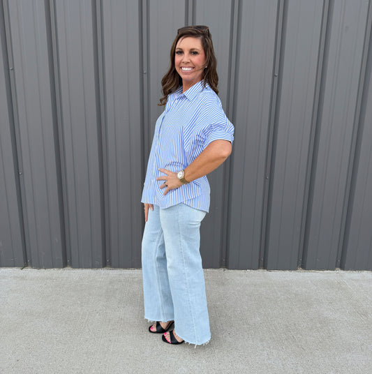 Boardwalk Breeze Button Down