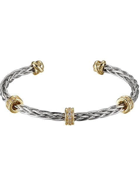Mixed Metal Luxe Cable Cuff