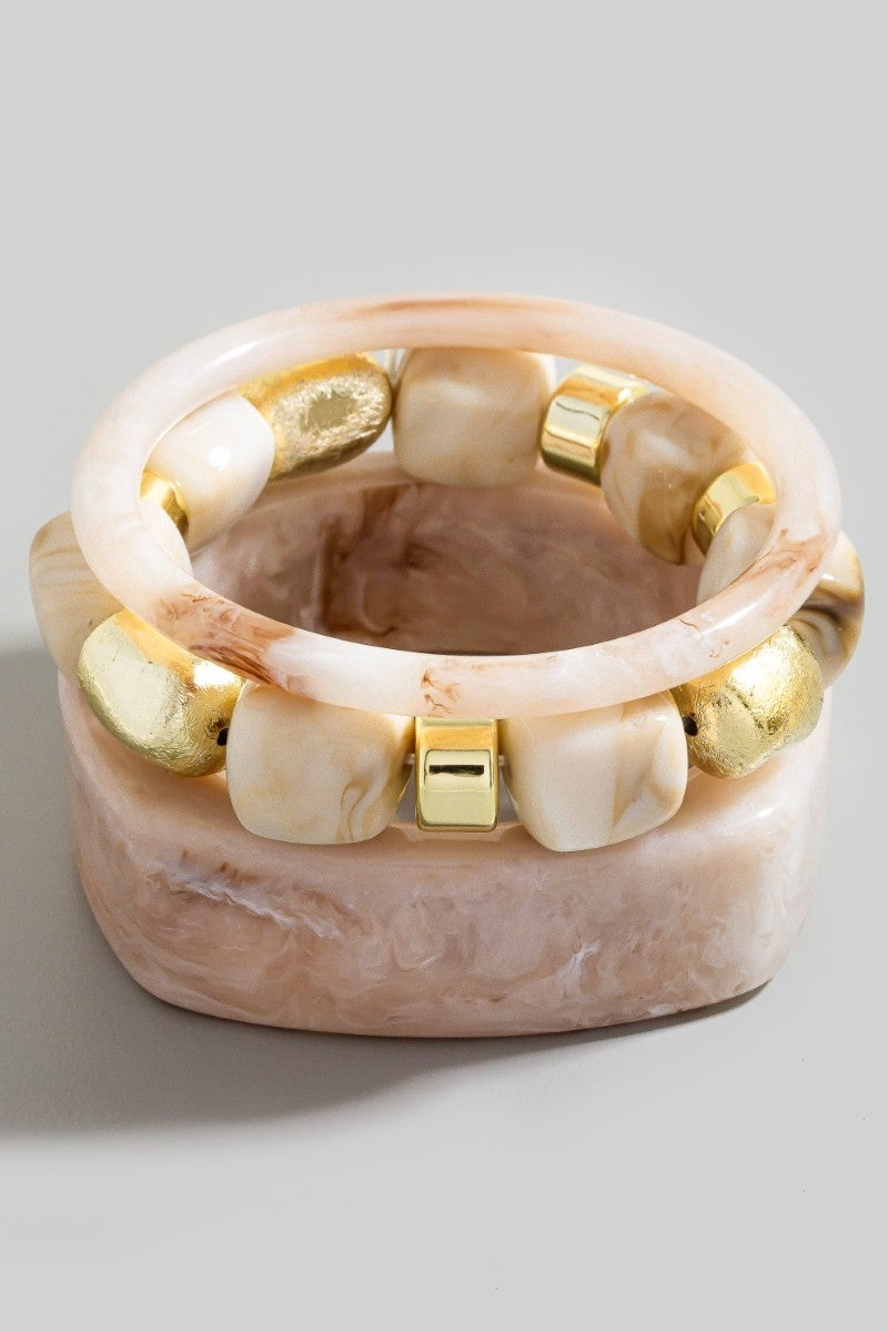 The Marble Muse Bracelet Stack