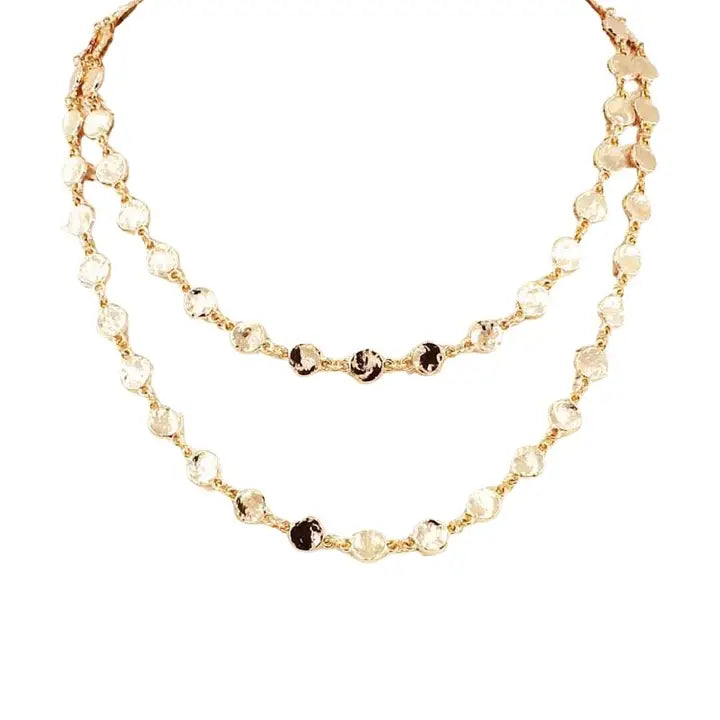 The Luxe Coin Cascade Necklace