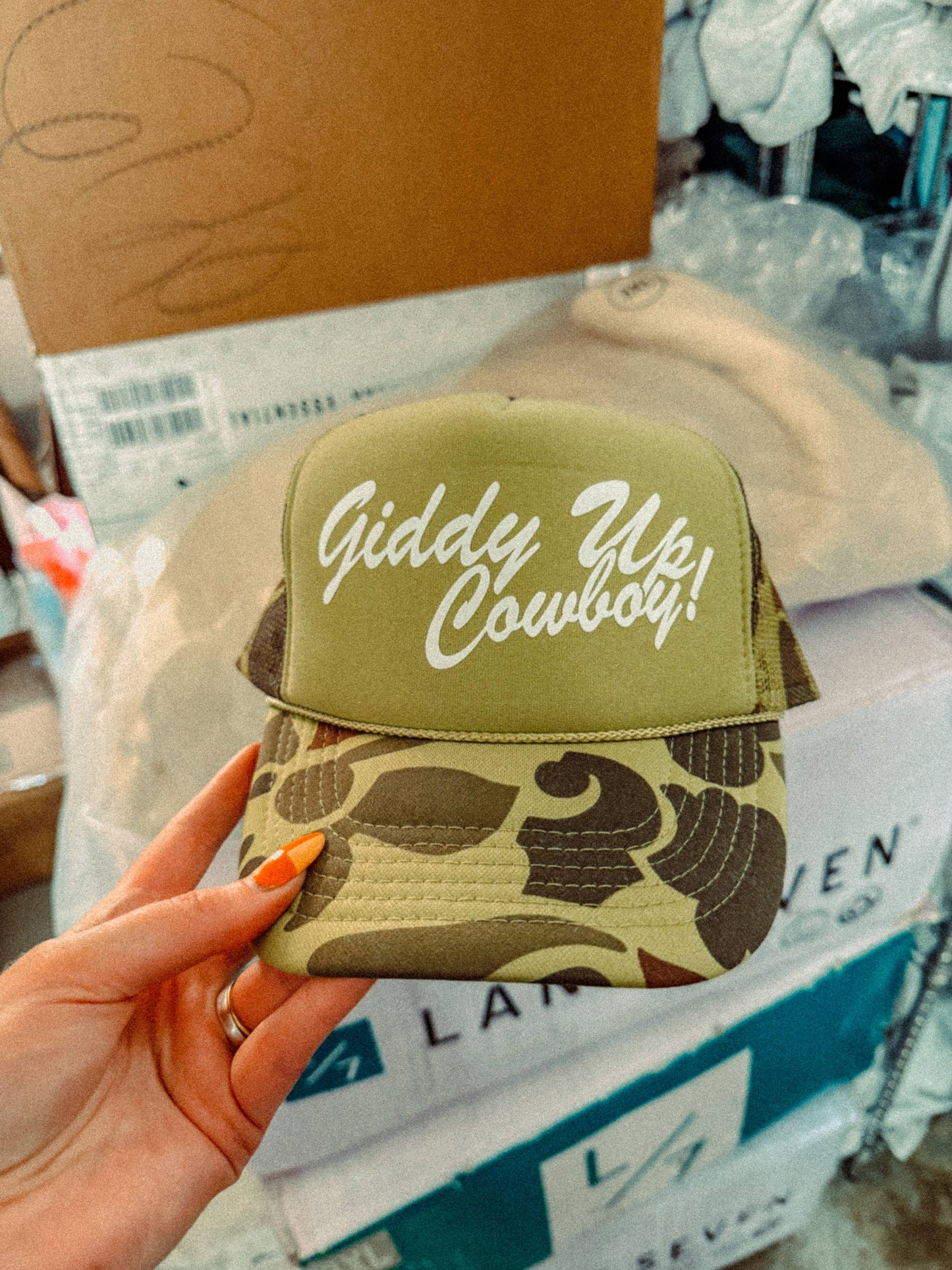 Giddy Up Cowboy Trucker