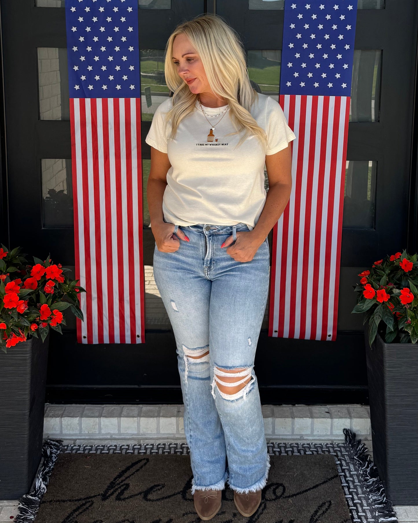 The Whiskey Neat Tee
