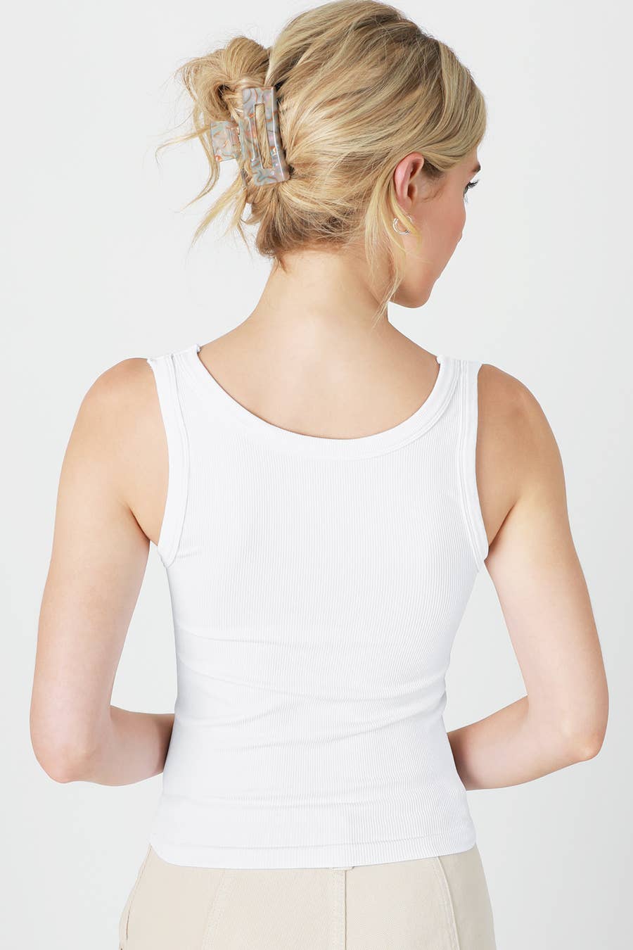 Everyday Reversible Tank - White