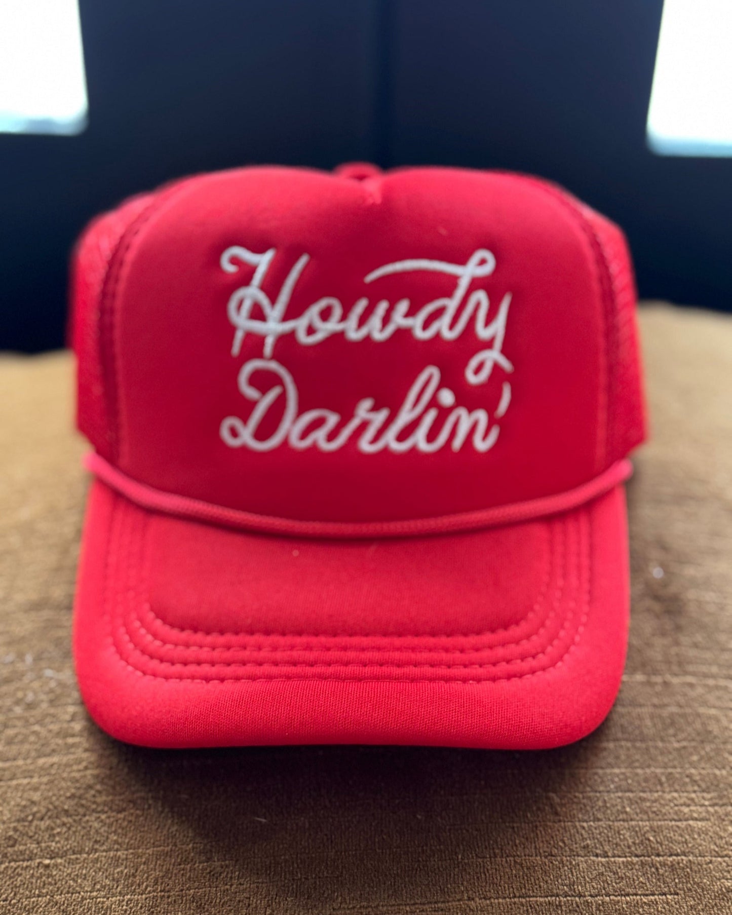 The Howdy Darlin' Trucker Hat - Red