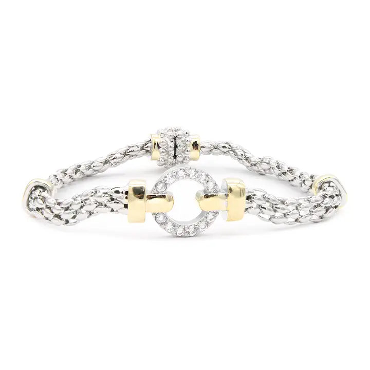 The Pavé Halo Bracelet