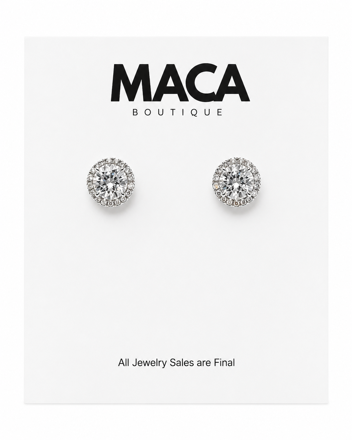 Brilliant Halo Studs