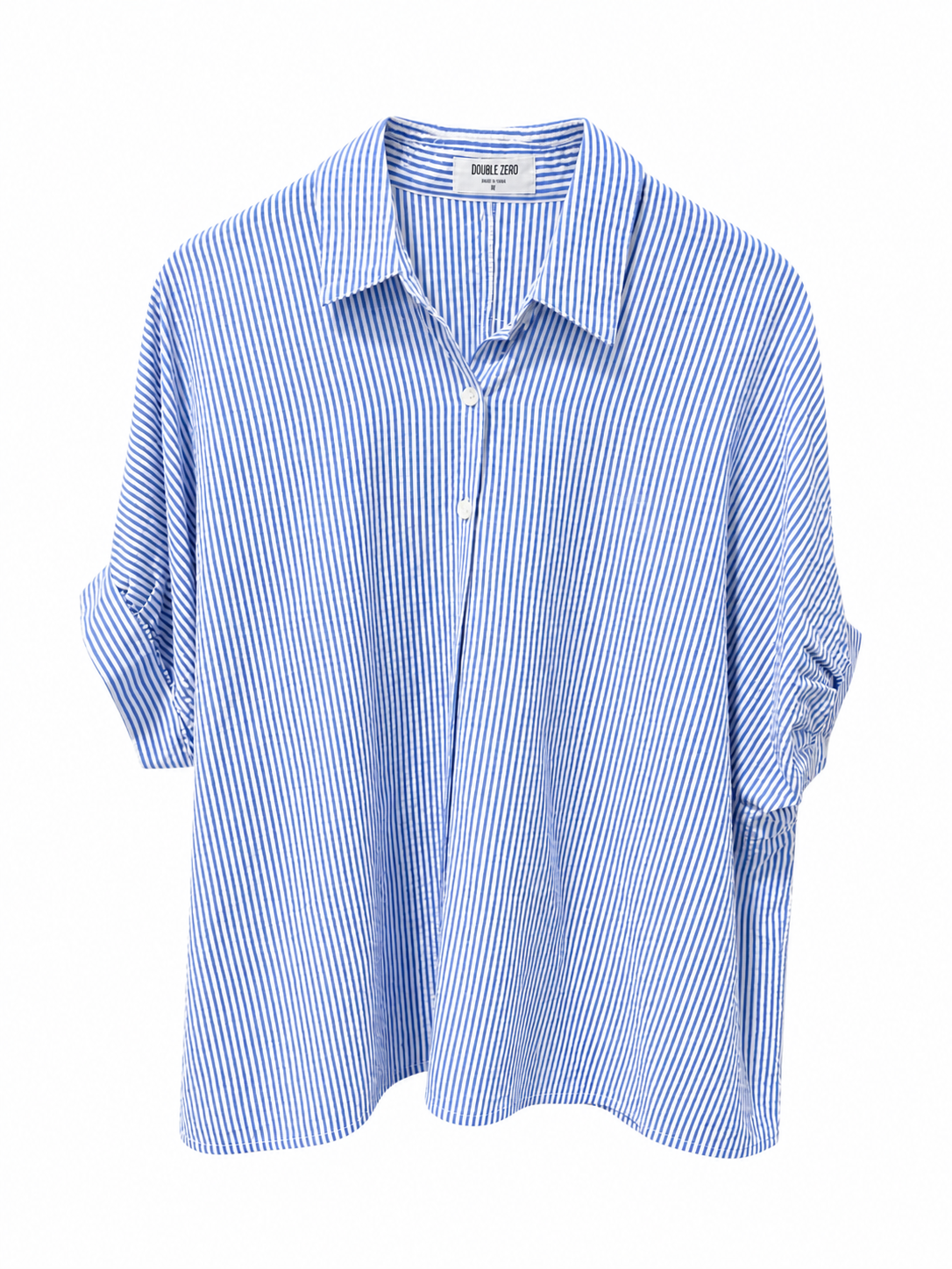 Coastal Stripe Button Top - Blue