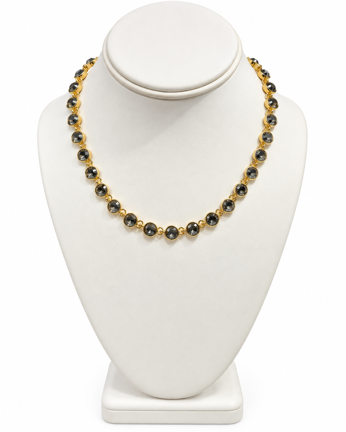 Gem of the Moment Necklace - Grey