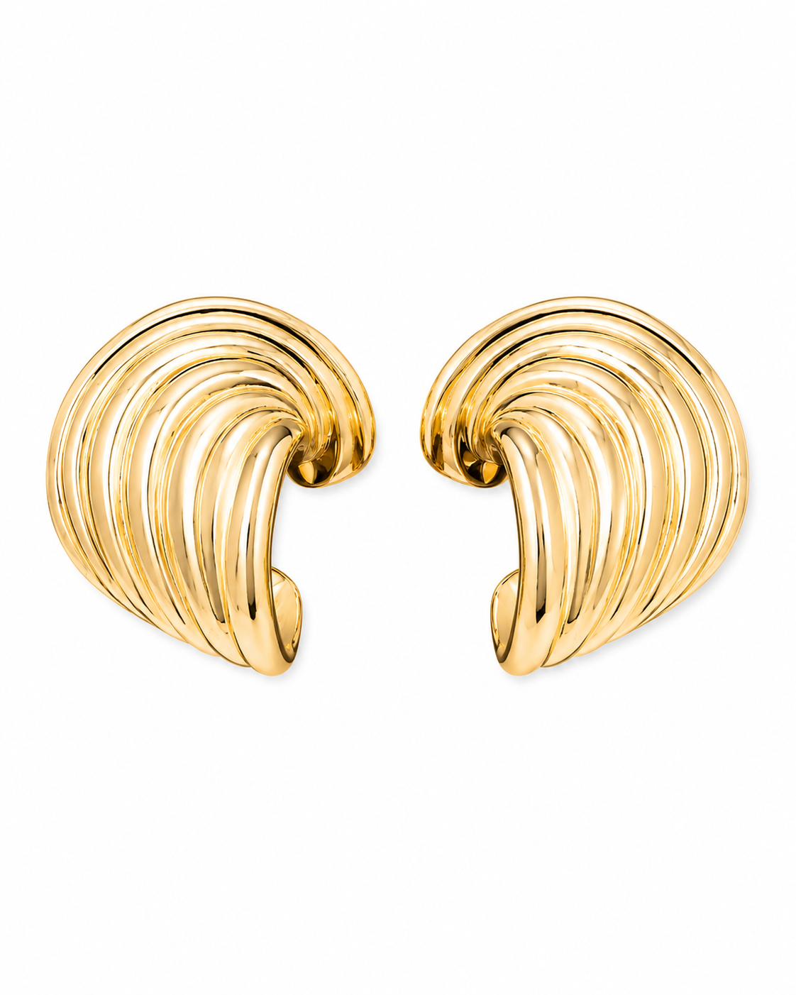 Gilded Wave Earrings
