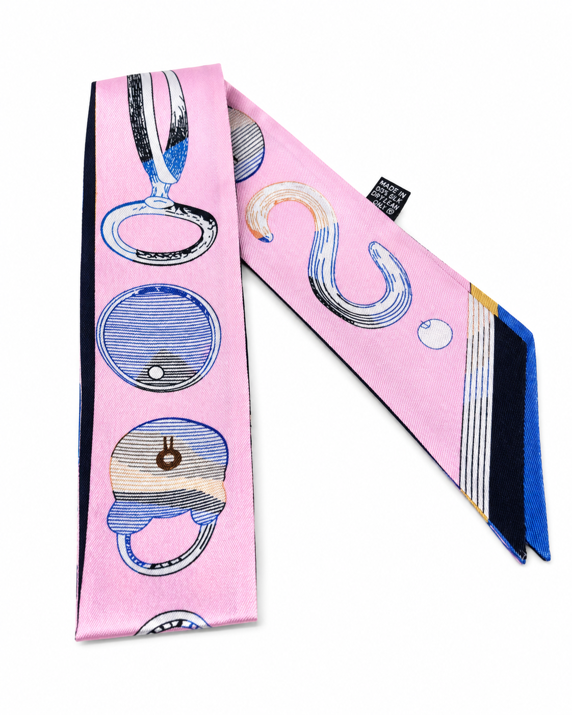 Pink Equestrian Twilly Scarf