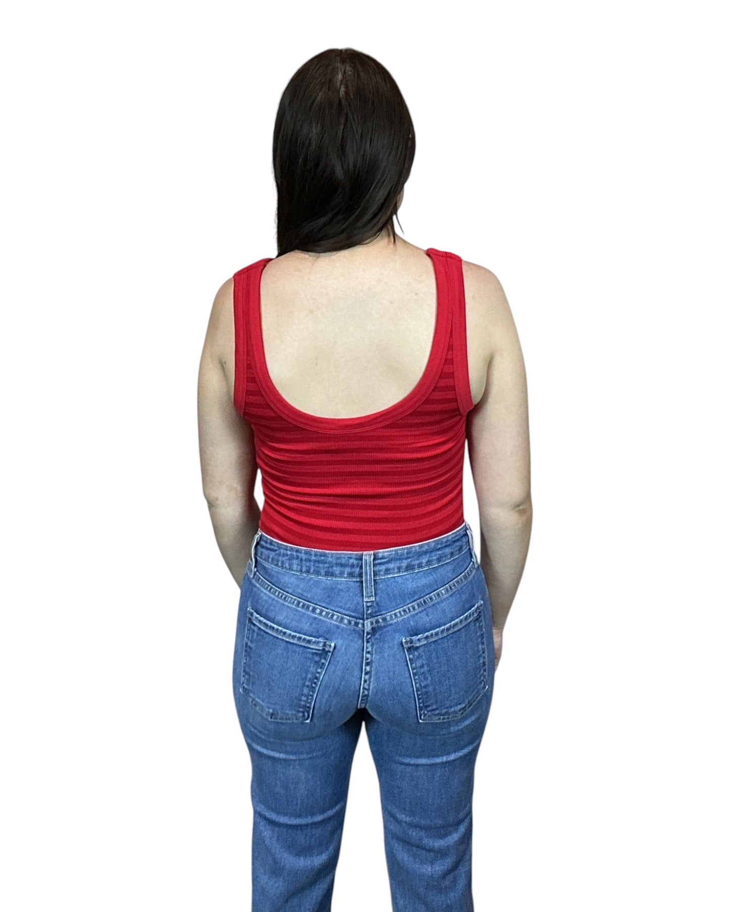 Everyday Reversible Tank - Red Stripes