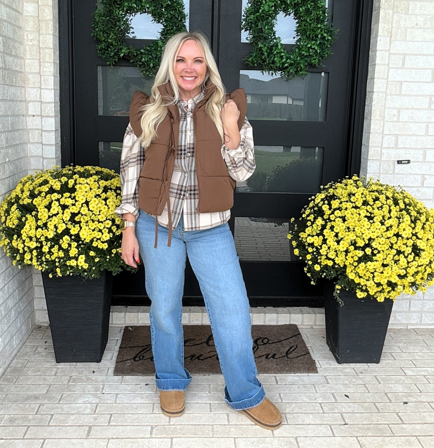 Cocoa Cloud Puffer Vest