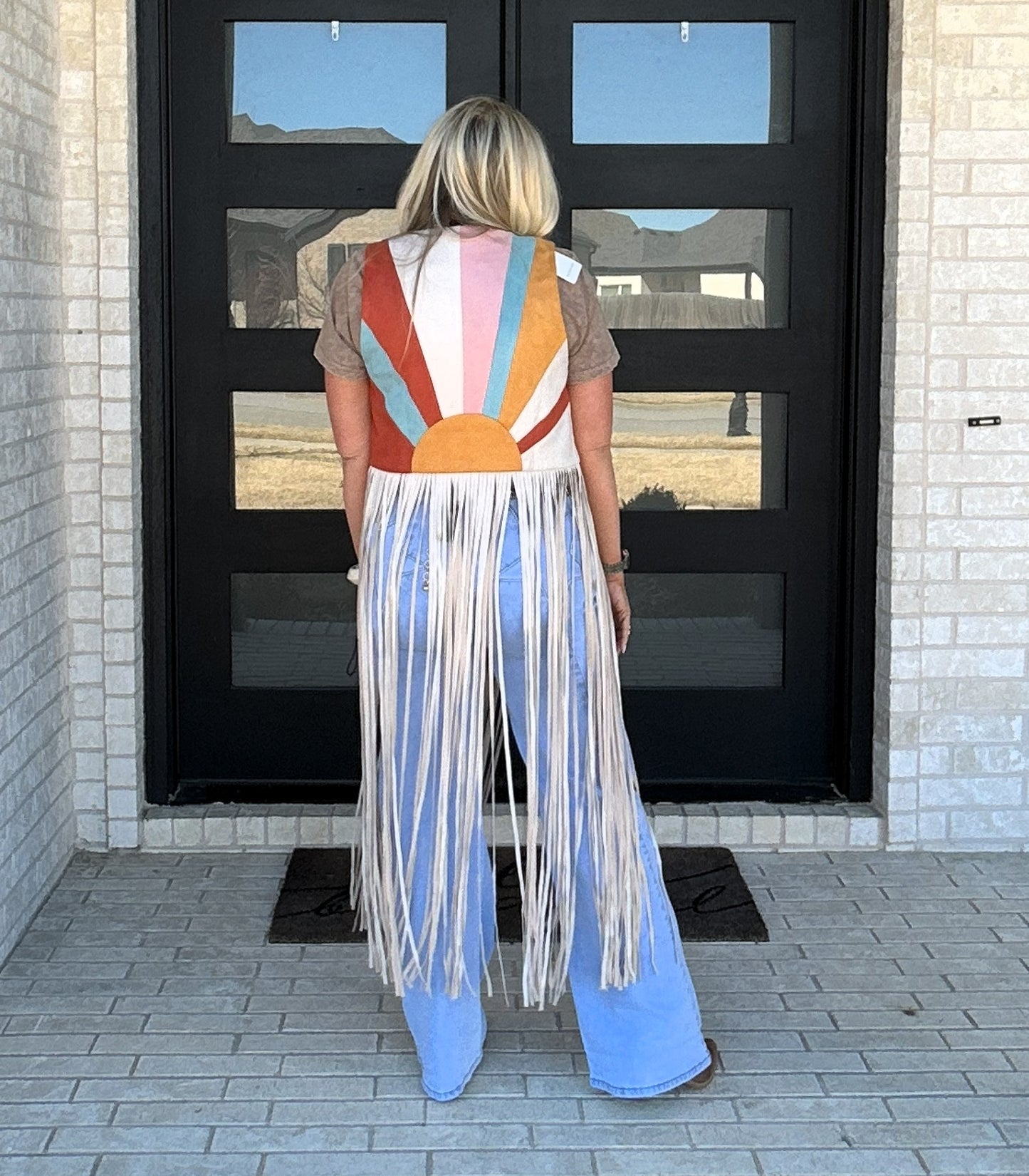 Desert Horizon Fringe Vest