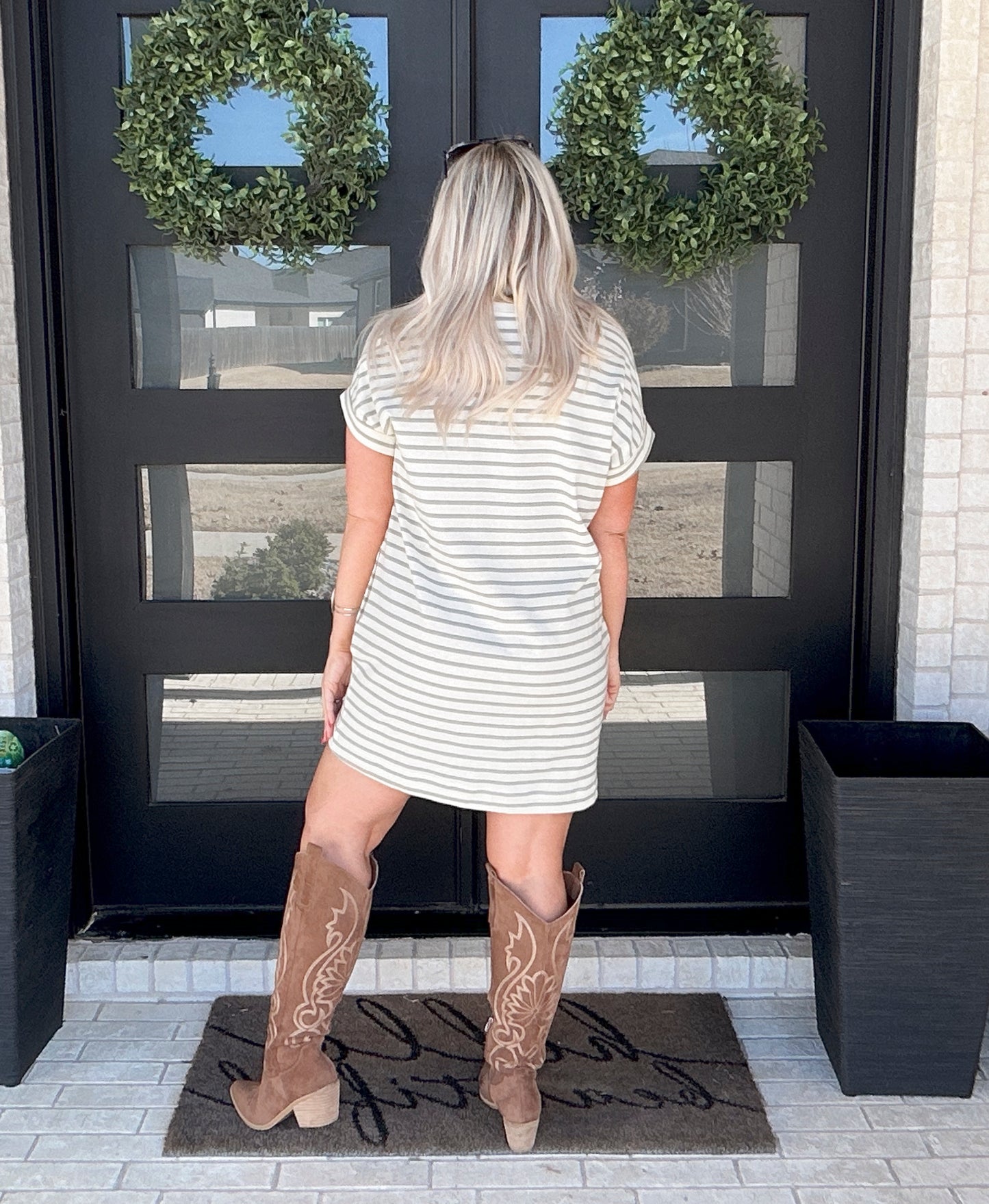 The Easy Stripe T-Shirt Dress