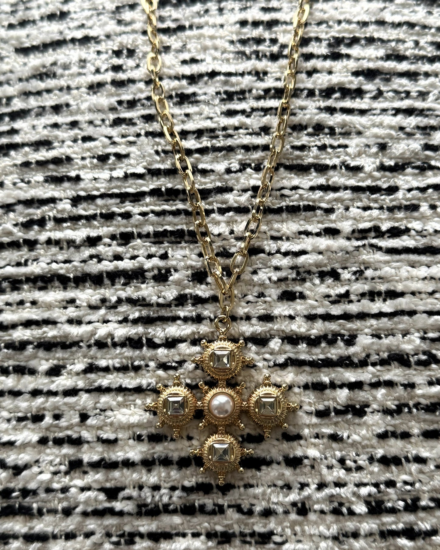 Celeste Cross Necklace