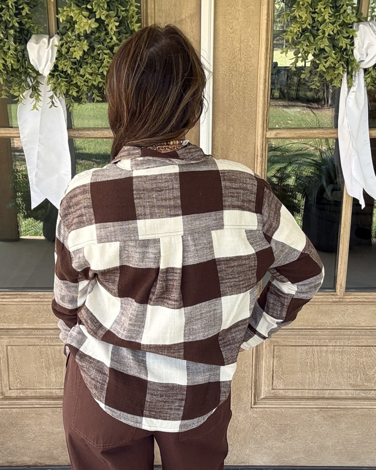 Checkered Past Button Down
