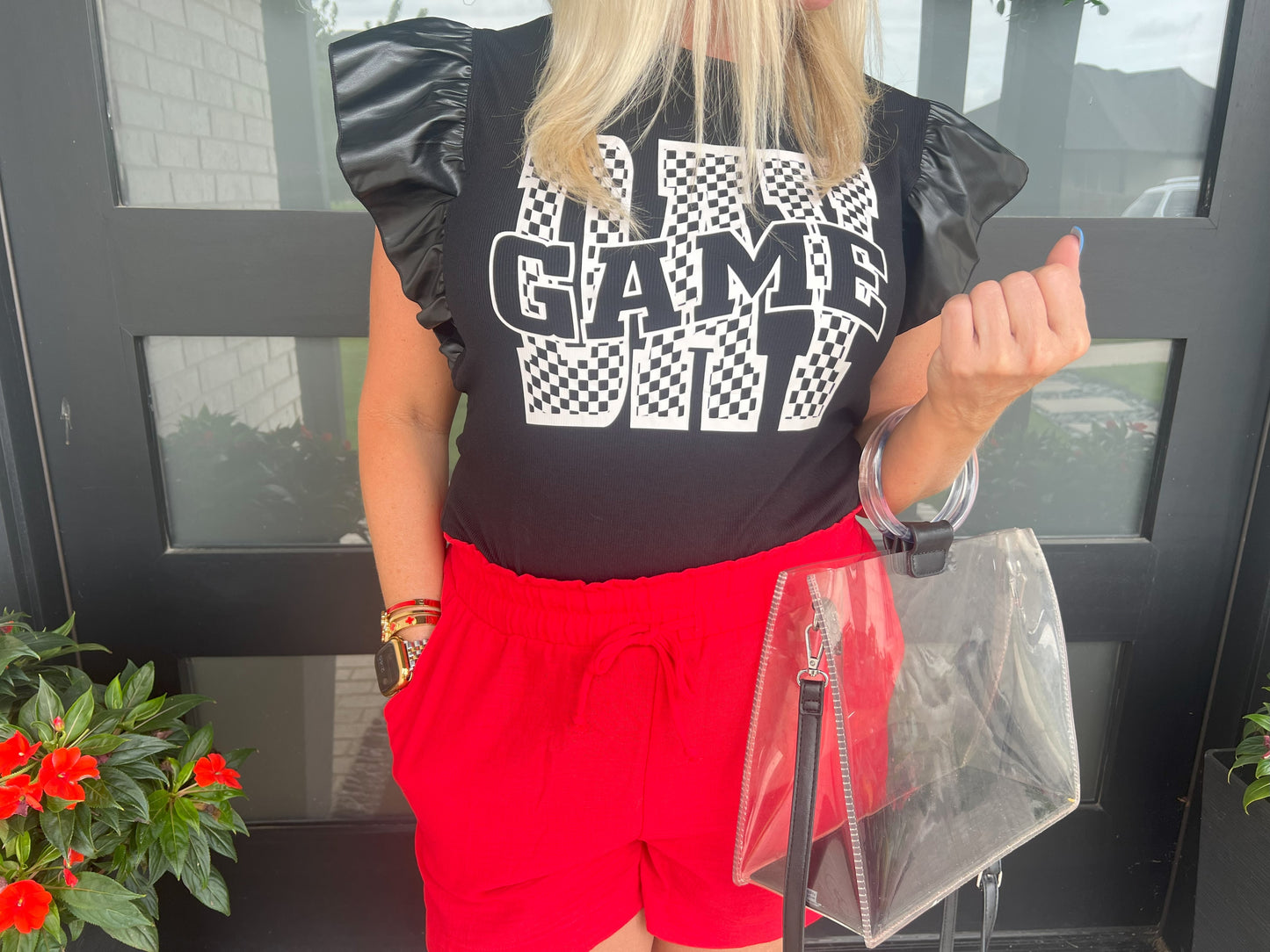 The Day Game Ruffle Tee