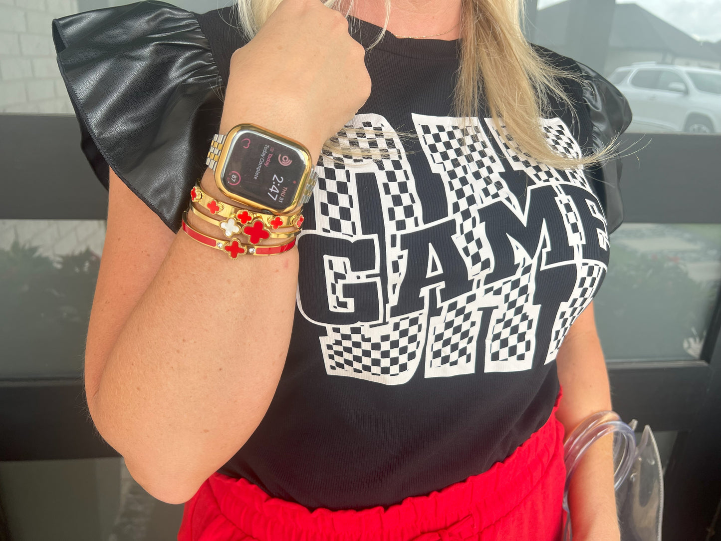 The Day Game Ruffle Tee