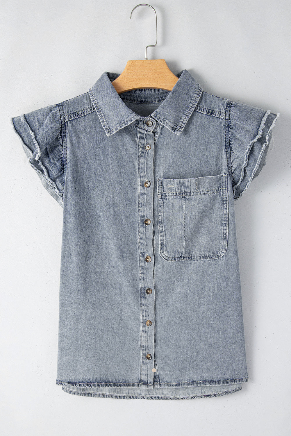 The Beau Denim Blouse