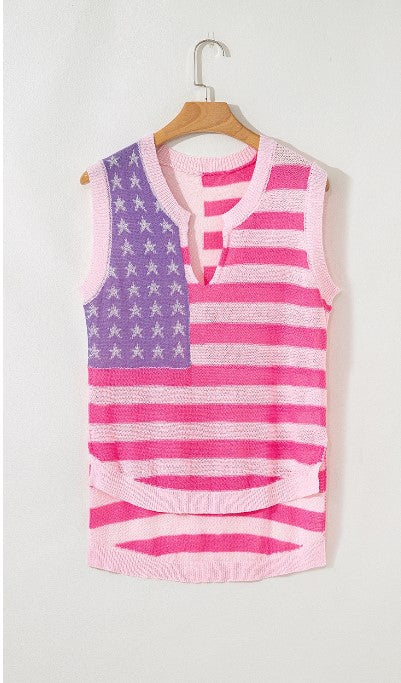 Americana Knit Top