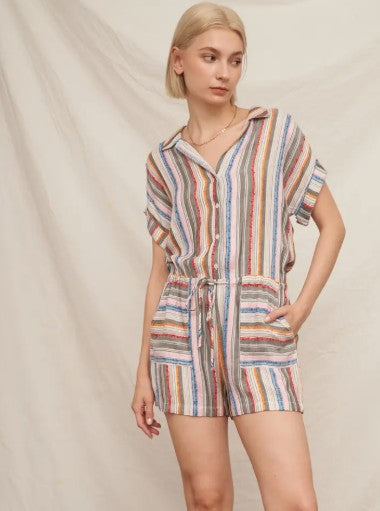 Cabana Stripe Romper