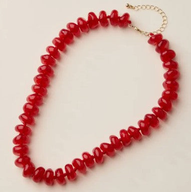 Rowan Resin Beaded Necklace