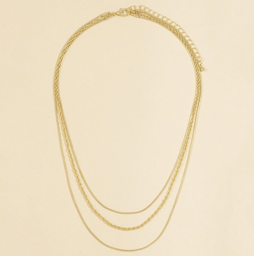Layered Lines Necklace
