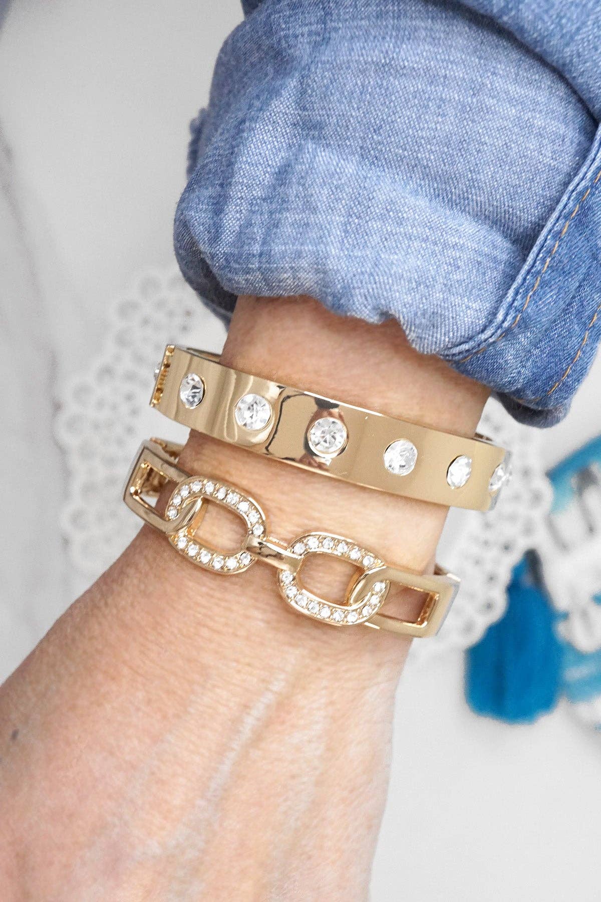 Autumn Spark Link Bangle