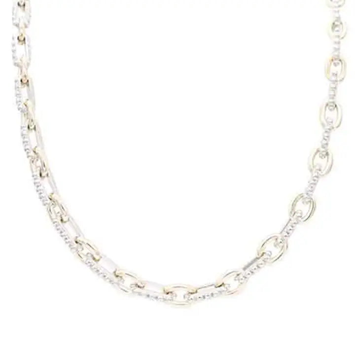 The Montclair Pavé Link Necklace