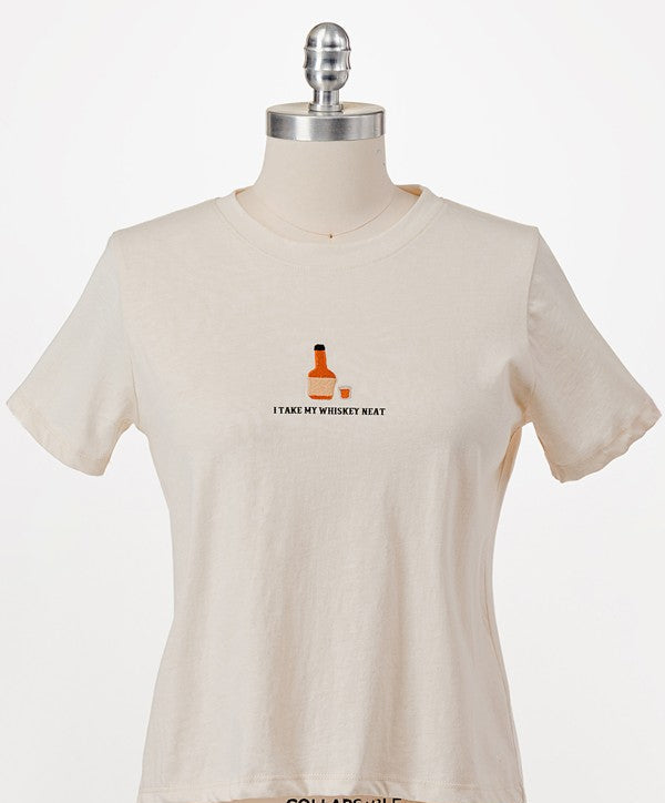 The Whiskey Neat Tee