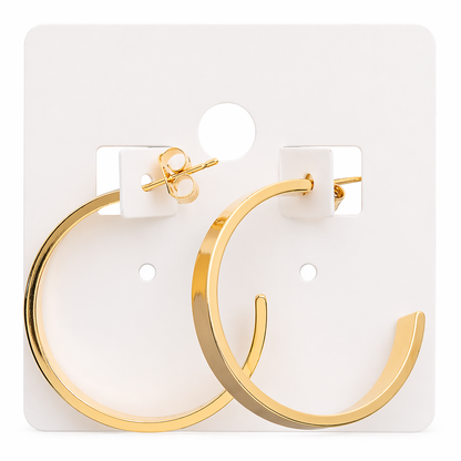 The Refined Gold Mini Hoops
