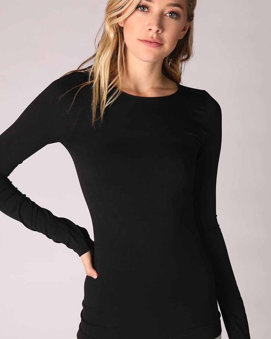 Everyday Long Sleeve Crew Neck Top
