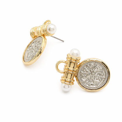 The Heirloom Coin Drop Earrings