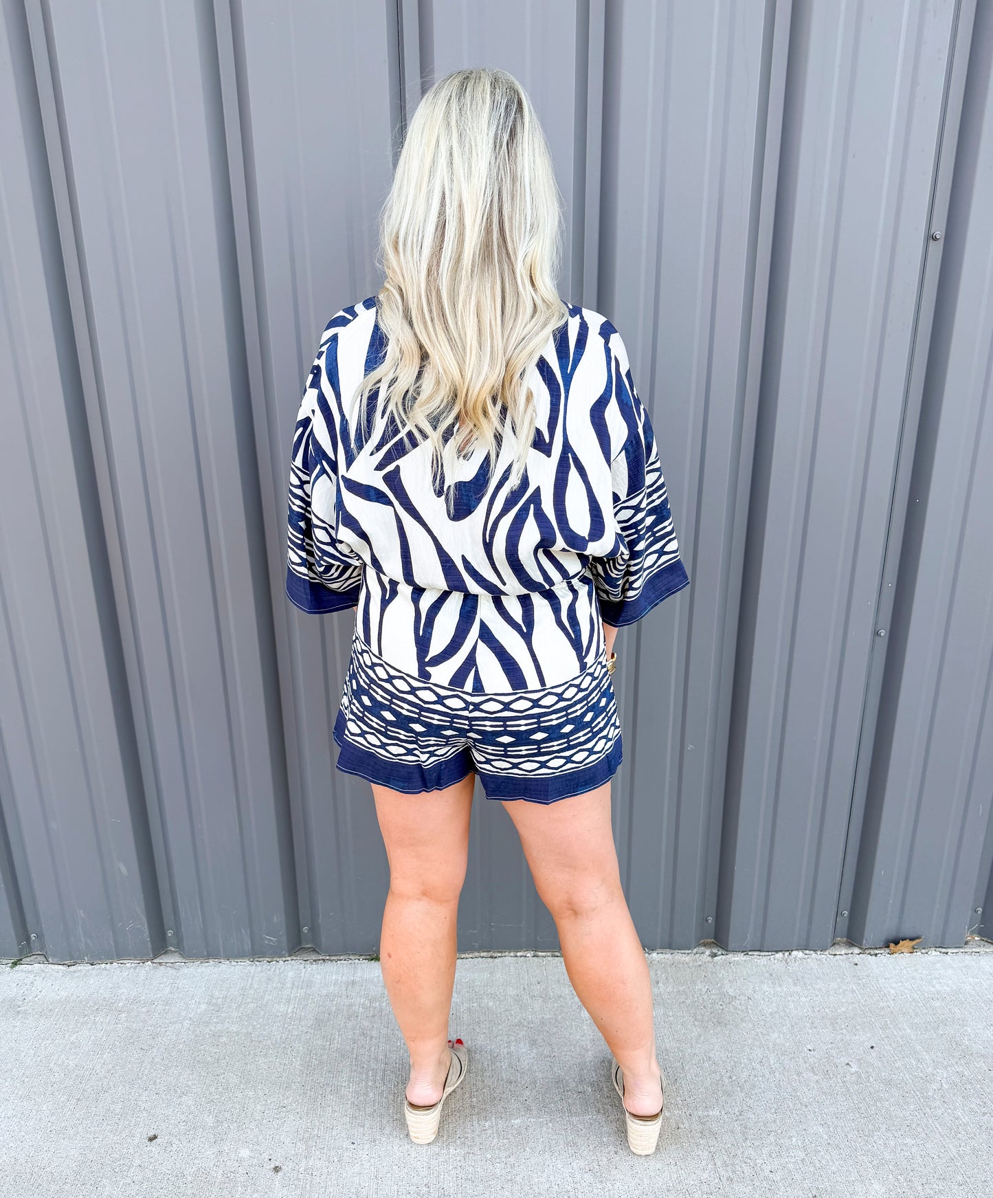 Palm Retreat Romper