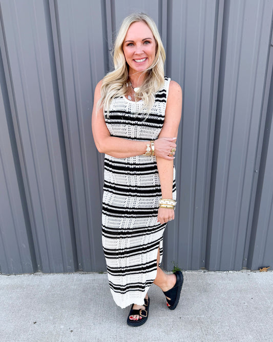 Harbor Stripe Maxi Dress