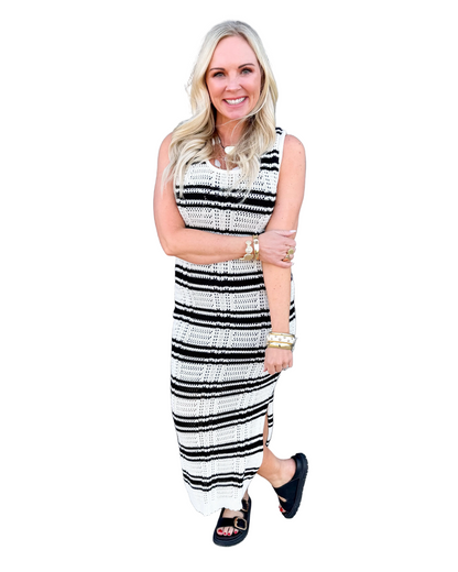 Harbor Stripe Maxi Dress