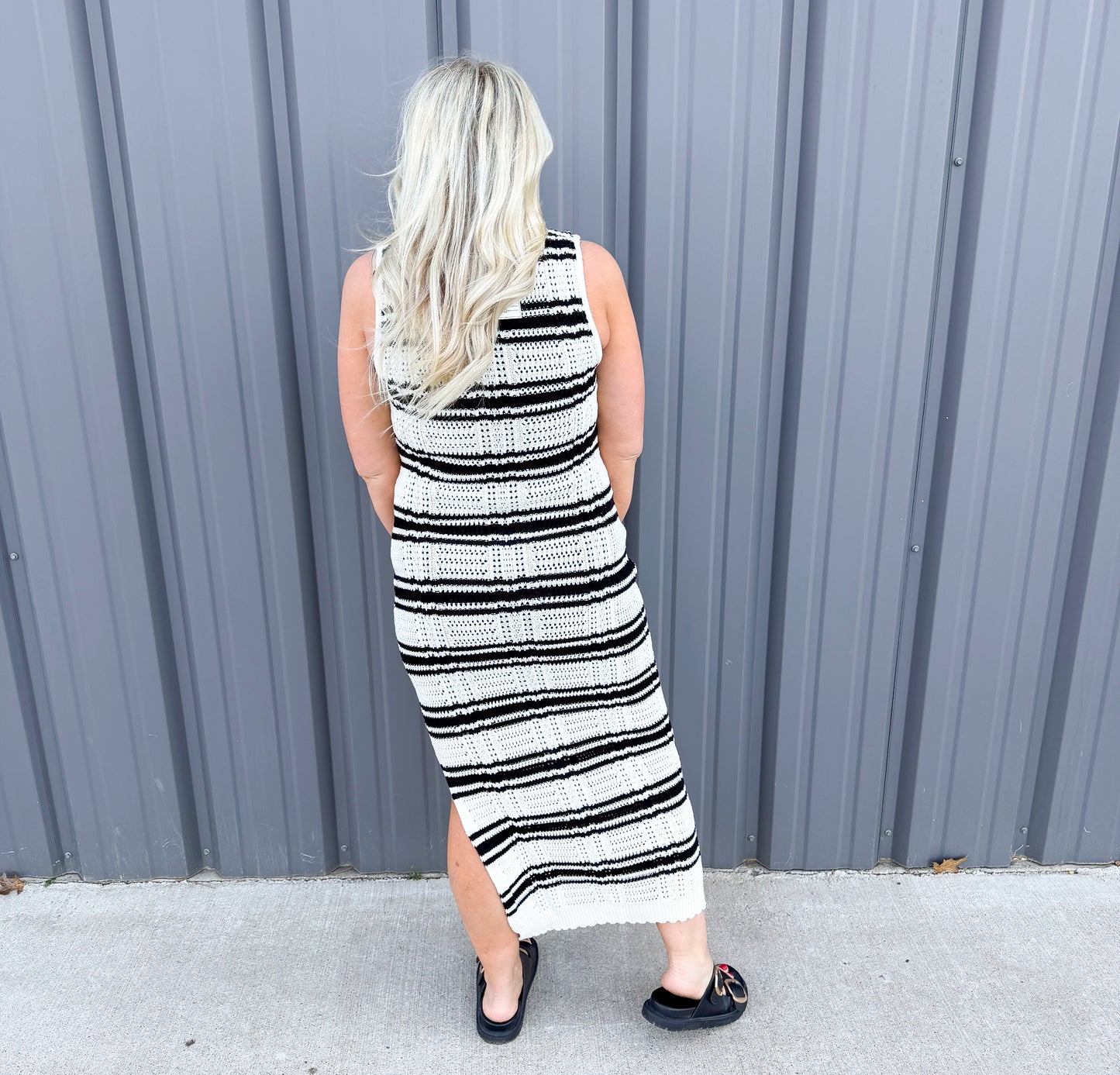 Harbor Stripe Maxi Dress