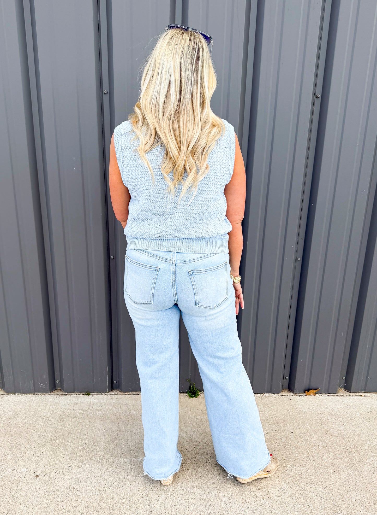 The Amalfi Button Knit Vest