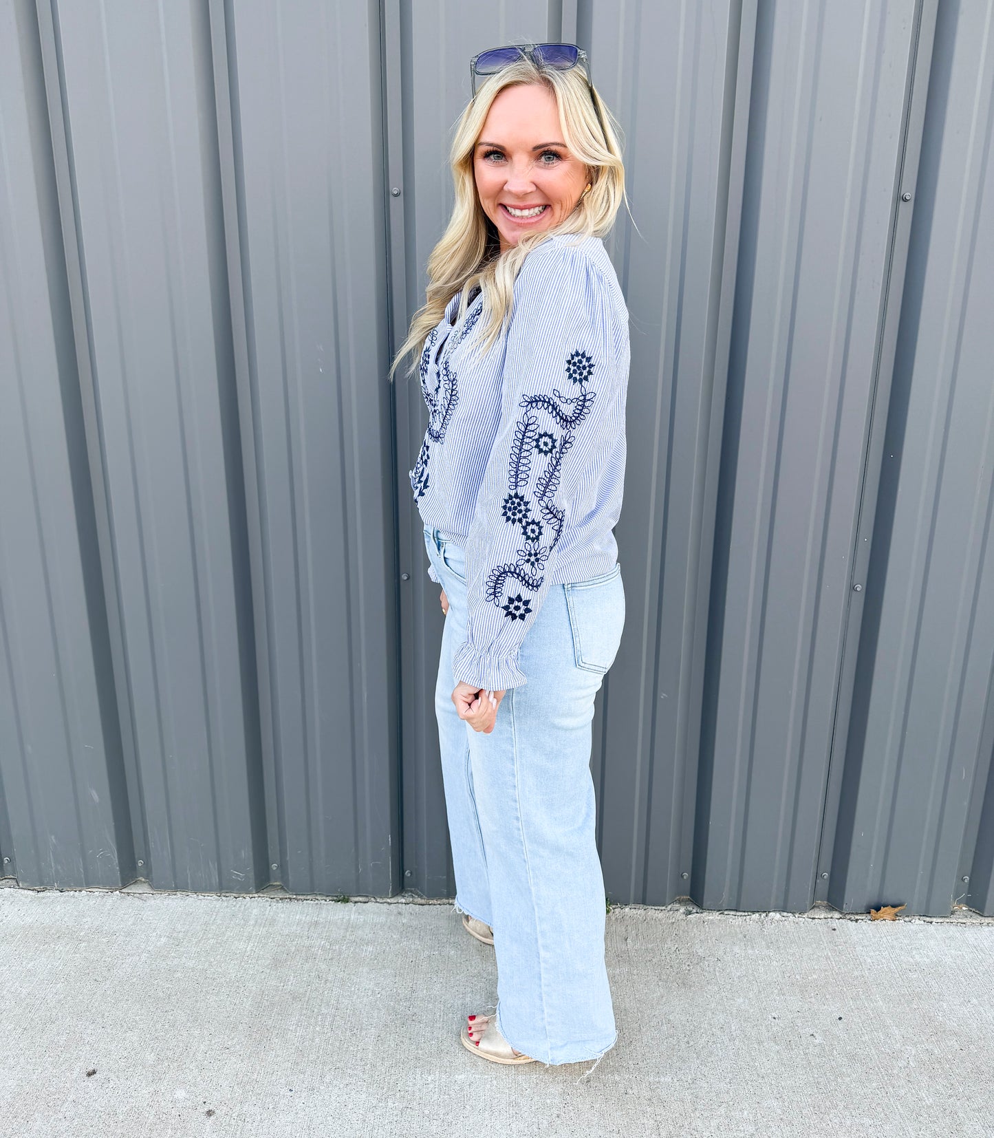 Harbor Bloom Button Down