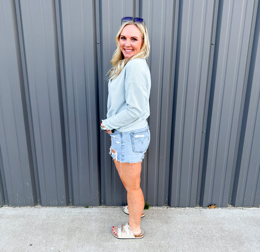 Skyline Waffle Knit Pullover