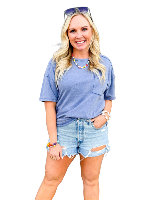 Washed Tide Pocket Tee