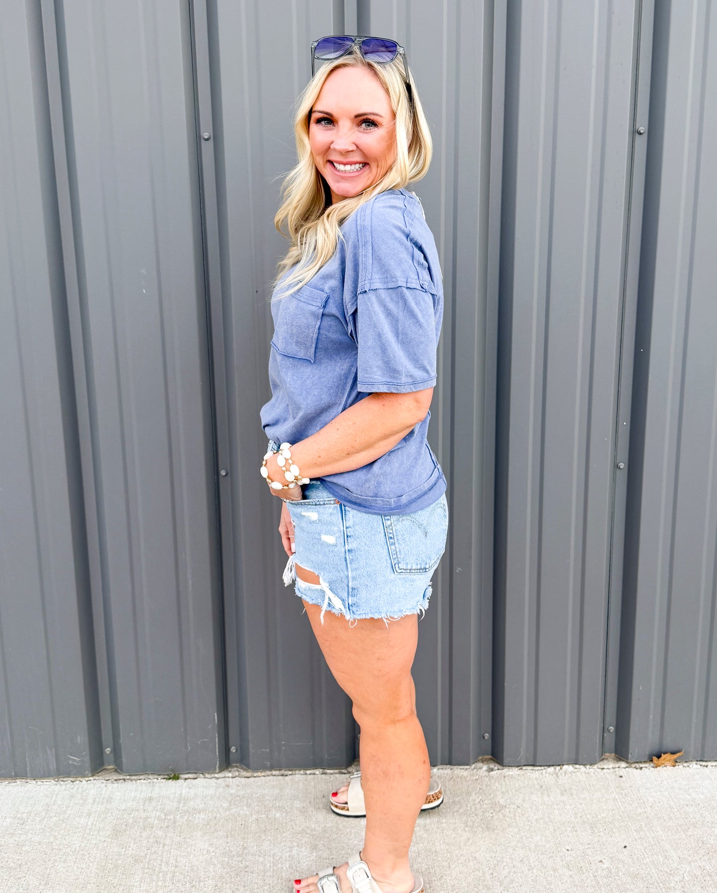 Washed Tide Pocket Tee