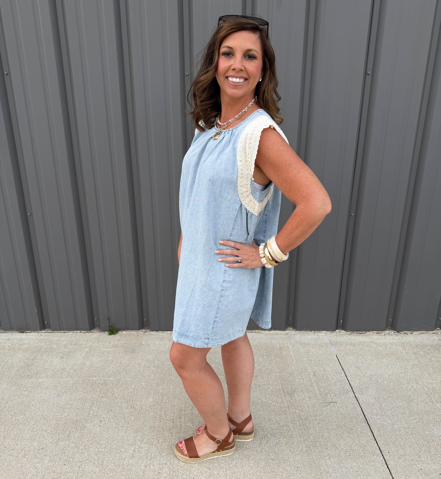 Sunday Ease Denim Dress