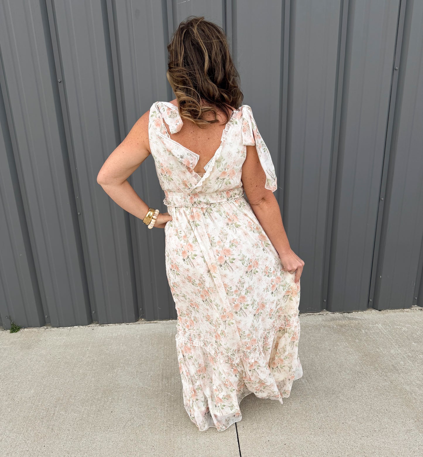 Blushing Petals Maxi