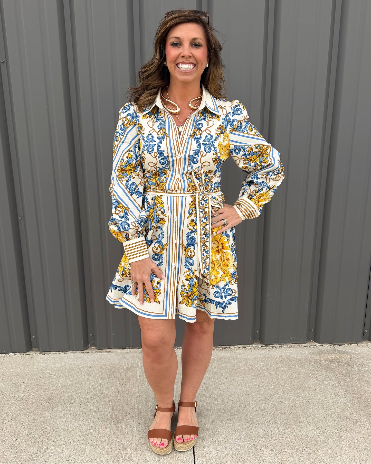 Painted Joy Printed Dress