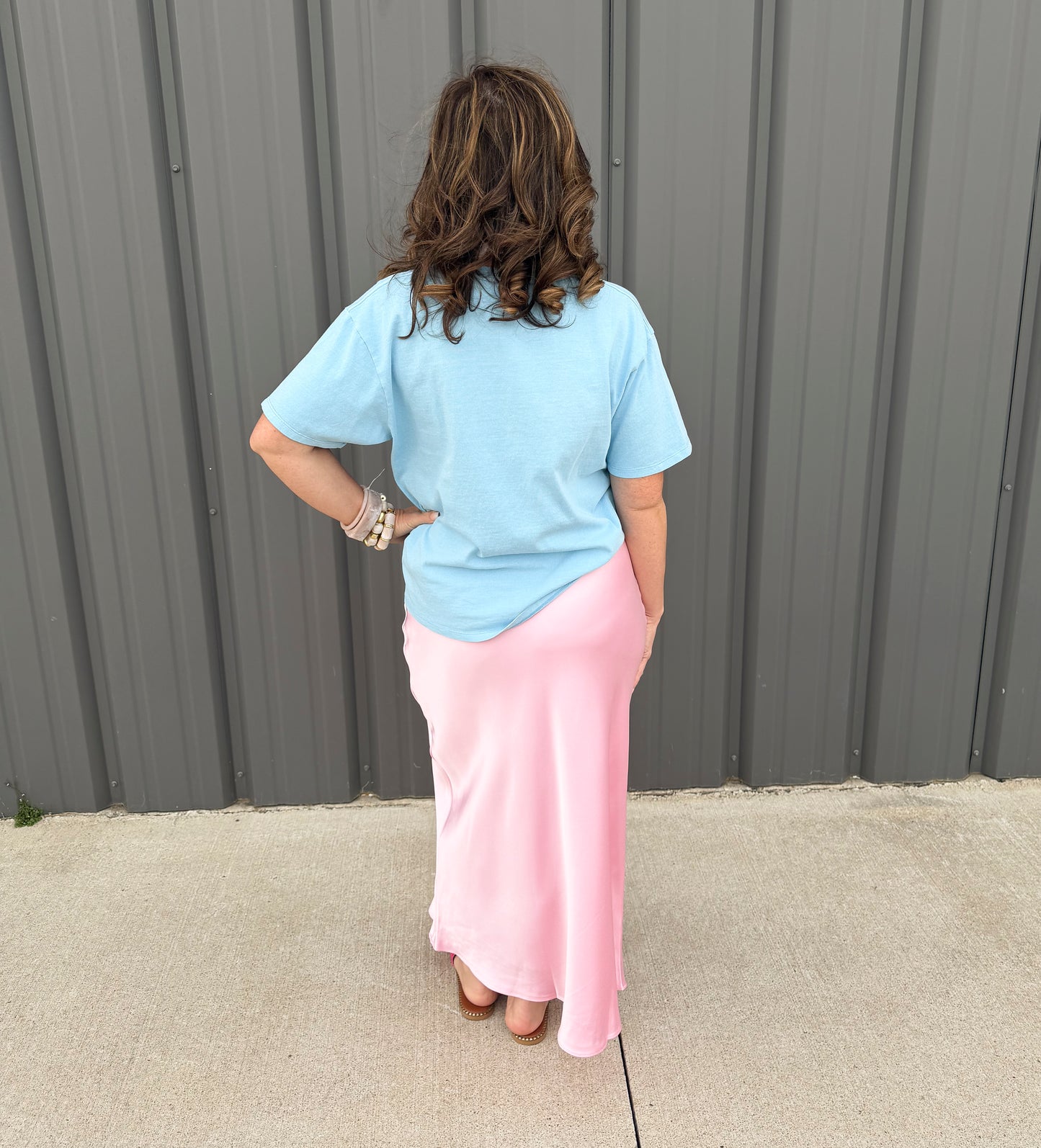 Pink Theory Midi Skirt