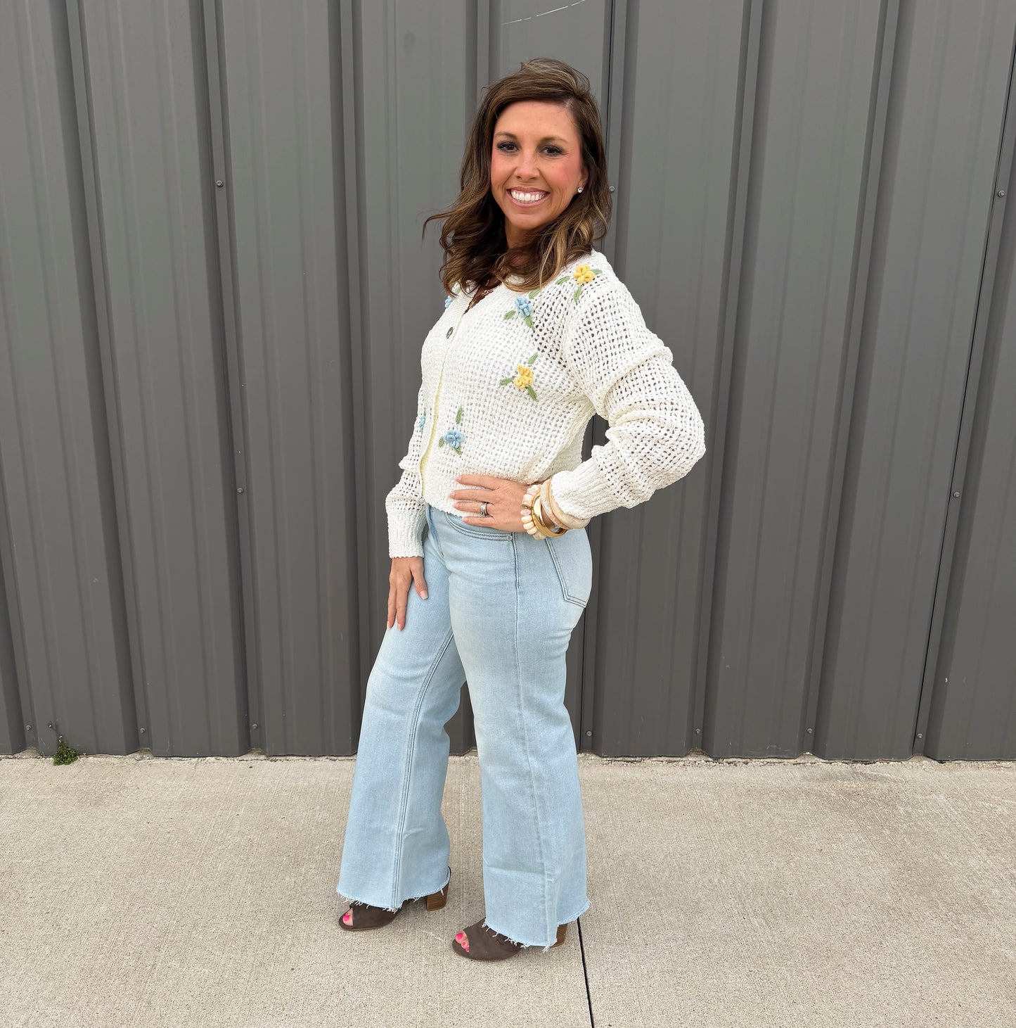 Sweet Bloom Knit Cardigan