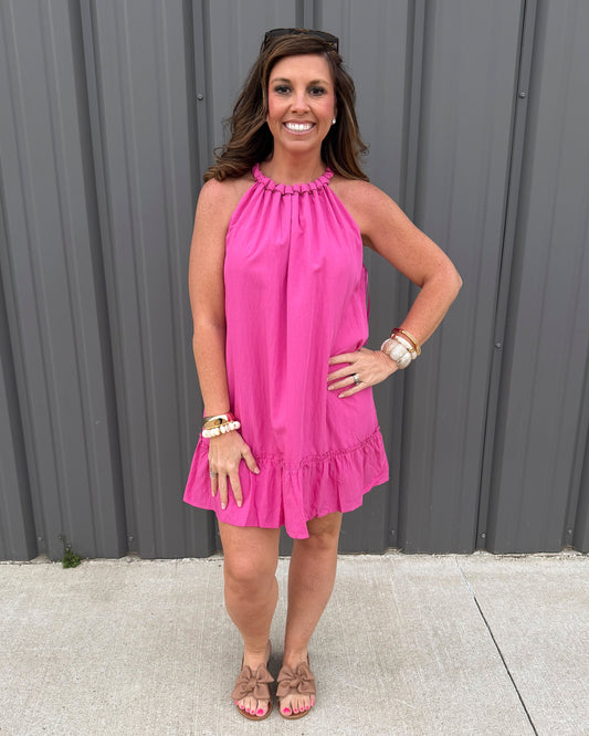 The Harper Halter Dress