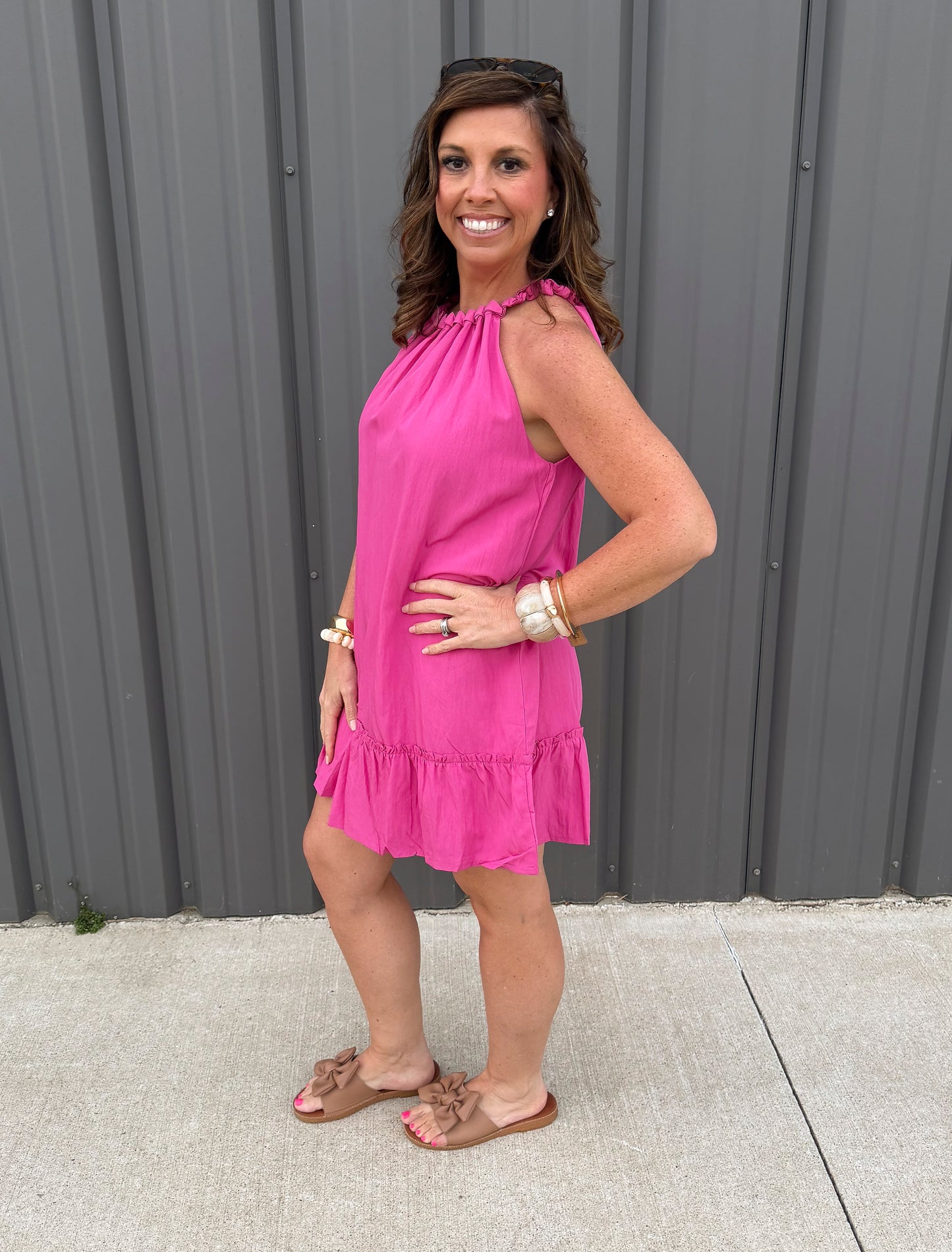 The Harper Halter Dress